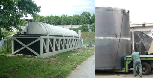 storage tanks